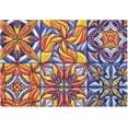 thumbnail image 1 of Coolnut Mexican Ceramics High Absorbent U-Shaped Contour Toilet Rugs Machine Washable,24"x20", 1 of 7