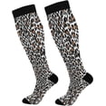 thumbnail image 1 of Coolnut Mexican Serape Blanket Stripes Compression Socks Women Men Knee High Stockings for Sports,Running,Travel 1Pair, 1 of 7