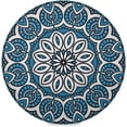 thumbnail image 1 of Coolnut Mexican Talavera Placemats Round Table Mats Non-Slip Washable Heat Resistant Waterproof Placemat for Kitchen Dining Coffee Table 15.4"（6PCS） Home Decor, 1 of 7