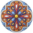 thumbnail image 1 of Coolnut Mexican Talavera Round Placemats Durable Non-Slip Table Mat Heat and Stain Resistant Placemat for Kitchen Table Outdoor BBQ Activities(1PCS) Home Decor Gifts, 1 of 7