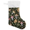 thumbnail image 1 of Coolnut Mushroom Christmas Stocking Personalized Large Candy Stocking, Xmas Stockings Decoration Hanging Gift for Family Holiday Party Ornaments Decor Fireplace, 1 of 7