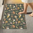 thumbnail image 1 of Coolnut Mushroom Twig Bathroom Rug 24"×16",Non-Slip High Absorbent Bath Mat Rug Machine Washable Bahtub Mats Home Decor, 1 of 7
