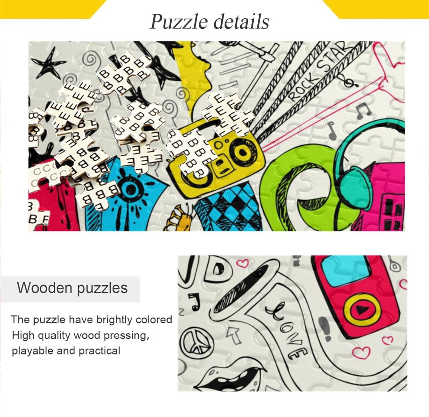 Happy St Patrick's Day 1000 Piece Wooden Jigsaw Puzzle - Family Game For Adults & Kids 15+