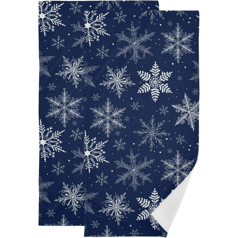 Navy blue decorative hand towels sale