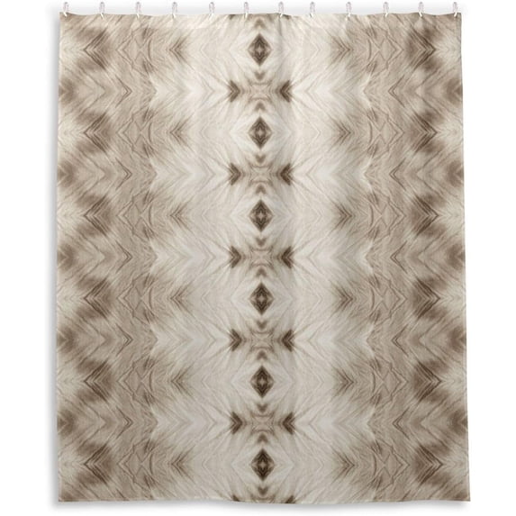 Coolnut Old Dyed Rustic Print Shower Curtain Bathroom Decor Watercolor Shower Curtain Sets Fabric Cloth Bathroom Curtains with Hooks 60x72 Inch