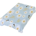 thumbnail image 1 of Coolnut Outdoor & Indoor Rectangle Tablecloth,Beautiful Little Daisies Dinner Table Cover for Patio, Picnic, Holiday Party 54x72In, 1 of 7