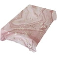 thumbnail image 1 of Coolnut Outdoor & Indoor Rectangle Tablecloth,Gold Pink Marble Texture Dinner Table Cover for Patio, Picnic, Holiday Party 60x60In, 1 of 7