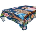 thumbnail image 1 of Coolnut Owls Sitting on Branch Rectangle Tablecloth Waterproof Table Clothative Stain Resistant & Wrinkle Resistant Washable Table Cover for Dining Table/Party/Camping 60x90 Inch Decor Gift, 1 of 7