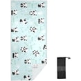 thumbnail image 1 of Coolnut Panda Beach Towel, Sand Free Super Absorbent Oversized Travel Towel with Mesh Bag for Beach,Camping, Swimming, Holiday, 31"x 71", 1 of 6