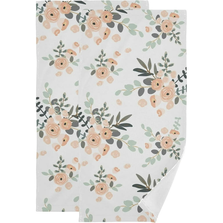 Peach Flowers Dishcloth Set Peach Flowers Dishcloth Set