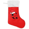 thumbnail image 1 of Coolnut Personalized Christmas Stockings 17.7 inch Customized Christmas Monograms G Xmas Stockings Socks Fireplace Hanging Stockings for Family Christmas Decoration, 1 of 6
