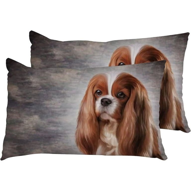 Cavalier King Charles Spaniels Pillow Cases - Set of 2 (20 Cavalier King Charles Spaniels Pillow Cases - Set of 2 (20