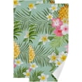 thumbnail image 1 of Coolnut Pineapple Soft Hand Towels, 2 PcsAbsorbent Bath Towel Decorative Fingertip Towels for Bathroom Gym Spa Hotel Beach Swimming Pool,14.4"x 28.3", 1 of 6