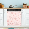 thumbnail image 1 of Coolnut Pink Beach Shells and Starfish Dishwasher Magnet Cover for The Front Door,Reusable Refrigerator Door Decor Magnet Sticker for Kitchen Home Decor 23" x 26", 1 of 6