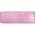 thumbnail image 1 of Coolnut Pink Glitter Texture Area Rug - 2' x 6' Washable Runner Rugs with Rubber Backing - Non Skid Floor Carpet for Indoor Living Room Hallway Kitchen Home Decor Gifts, 1 of 7