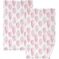 thumbnail image 1 of Coolnut Pink Watercolor Strawberry Ultra Soft 2 PCS Towel Set, Highly Absorbent Hand Towels 16 x 28 Inch Cotton Towels for Bathroom Hotel Gym Travel, Ideal for Daily Use, 1 of 6