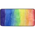 thumbnail image 1 of Coolnut Rainbow Kitchen Rug, 39"x20" Anti Fatigue Kitchen Floor Mat, Non Slip Waterproof Long Standing Mat Throw Kitchen Runner Rug for Kitchen Washroom Bedroom, 1 of 7