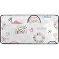 thumbnail image 1 of Coolnut Rainbow Kitchen Rug Anti Fatigue Kitchen Floor Mat, Non Slip Waterproof Throw Kitchen Runner Rug, 39" x 20", 1 of 7