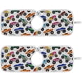thumbnail image 1 of Coolnut Rainbow Tractor Truck Car 2PCS Faucet Absorbent Mat Kitchen Faucet Sink Splash Guard Microfiber Cloth Faucet Splash Catcher Water Absorbent Mat, Faucet Mat for Kitchen Sink 14x5in, 1 of 7