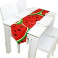 thumbnail image 1 of Coolnut Rectangle Cloth Table Runner, Beautiful Watermelon Pattern Table Cover 13"x90"for Wedding Birthday Holiday, 1 of 5