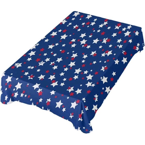 Coolnut Rectangle Table Cloth Shining Star Tablecloth Waterproof Anti-Shrink Soft and Wrinkle Resistant Decorative Fabric Table Cover for Outdoor Picnic/Kitchen Dining 60x90In