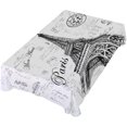 thumbnail image 1 of Coolnut Rectangle Tablecloth,Paris Eiffel Tower Table Cover Kitchenation Dinner for Party Holiday Hotel BBQ-Machine Washable 54x54In Decor Gift, 1 of 7