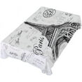 thumbnail image 1 of Coolnut Rectangle Tablecloth,Paris Eiffel Tower Table Cover Kitchenation Dinner for Party Holiday Hotel BBQ-Machine Washable 54x72In Decor Gift, 1 of 7