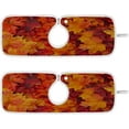 thumbnail image 1 of Coolnut Fall Leaves Retro Kitchen Sink Splash Guard 2 Packs Faucet Absorbent Mats Maple Leaf Autumn Faucet Handle Drip Catcher Quickly Drying Mat for Kitchen Counter Bathroom, 14.9"x5.5", 1 of 7