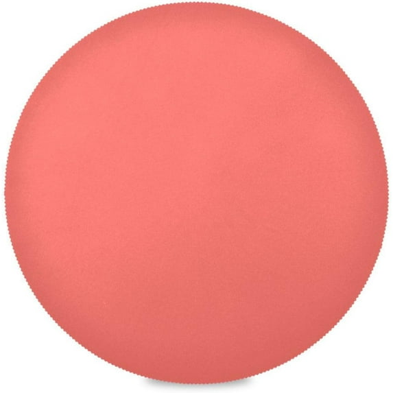Coolnut Red Solid Color Round Placemats Waterproof Non-Slip Washable Place Mats Polyester Table Mats Set of 6 Heat Resistant for Home Kitchen Holiday Party Home Decor Gifts