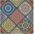 thumbnail image 1 of Coolnut Retro and Elegant Bohemia Cloth Napkins Set of 4, Durable Printed Washable Table Napkins for Valentines, Weddings, Dinners Parties Home Decor, 20 x 20 Inch Washcloth Gift, 1 of 7