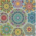 thumbnail image 1 of Coolnut Retro and Elegant Bohemia Cloth Napkins Set of 4, Durable Printed Washable Table Napkins for Valentines, Weddings, Dinners Parties Home Decor, 20 x 20 Inch Washcloth Gift, 1 of 7
