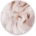 thumbnail image 1 of Coolnut Rose Gold Abstract Marble Coasters Absorbent Heat Resistant Drink Coaster Ceramic Stone Coaster with Cork Base Desktop Protection Mat for All Kinds of Cups and Mugs 4PCS Home Decor, 1 of 6