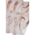 thumbnail image 1 of Coolnut Rose Gold Abstract Marble Hand Towels, Ultra Soft Absorbent Fingertip Bath Towels Breathable & Comfort Hand Towels for Bathroom Hotel, Gym and Spa 28"X 14"(2PCS), 1 of 6