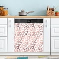 thumbnail image 1 of Coolnut Rose Gold Leopard Pattern Dishwasher Magnet Cover for The Front Door,Reusable Refrigerator Door Decor Magnet Sticker for Kitchen Home Decor 23" x 26", 1 of 6