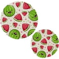 thumbnail image 1 of Coolnut Round Cotton Trivets Pot Holders, Hot Pads Pure Cotton Stylish Coasters for Boho, Farmhouse, Kitchen - 2pcs Home Decor, 1 of 7
