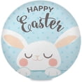 thumbnail image 1 of Coolnut Round Placemats Set of 4 Polyester Round Table Place Mats 15 inch for Kitchen Dining Table Holiday Party (Cute Rabbit Blue Easter, 4) Home Decor Gifts, 1 of 7
