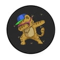thumbnail image 1 of Coolnut Round Rugs for Living Room, Cute Cat Dabbing Dance Illustr Non-Slip Coral Velvet Long Runner Rugs, Washable Water Absorbent Mat Carpet for Bedroom Kitchen Kids Room, 1 of 6