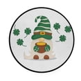 thumbnail image 1 of Coolnut Round Rugs for Living Room, Cute Gnome In A Green Hat With Non-Slip Coral Velvet Long Runner Rugs, Washable Water Absorbent Mat Carpet for Bedroom Kitchen Kids Room, 1 of 6