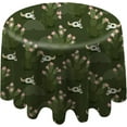 thumbnail image 1 of Coolnut Round Tablecloth Cactus and Skulls in Desert Modern Table Cover for Home Decoration Washable Table Cloth for Dinner Picnic 60in, 1 of 5