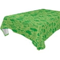 thumbnail image 1 of Coolnut Saint Patrick Clover Shamrock Tablecloth Rectangle Colorful Table Cloth Large Square Table Cover for Dining Kitchen Party 54"x72" Decor Gift, 1 of 7