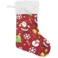 thumbnail image 1 of Coolnut Santa Claus and Snowman Christmas Stockings 1PCS,Big Xmas Stockings Gift Decorations and Party Supplies,Used for Fireplace Decoration Socks Christmas Tree Decoration, 1 of 7