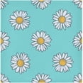 thumbnail image 1 of Coolnut Set of 6 Daisy Flower Satin Napkin Square 20 Inches Table Napkins Soft Smooth Decorative Napkins for Wedding Banquet Party Decoration, 1 of 6
