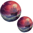 thumbnail image 1 of Coolnut Ship in Ocean Trivets Pot Holders Set of 2 Potholders for Kitchens Pure Cotton Thread Weave Trivets,Hot Pads for Kitchens,Coasters,Placemats,Spoon Rest for Cooking Home Decor, 1 of 7