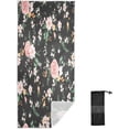 thumbnail image 1 of Coolnut Small Garden Flowers Beach Towel Super Soft Microfiber Sand Free Beach Towels, Oversized Camping Pool Towel, Lightweight, Breathable & Quick Dry Towels, 30x60in Washcloth Gift, 1 of 7