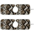 thumbnail image 1 of Coolnut Snakeskin Grain Sink Splash Guard for Faucet 2 Packs Faucet Absorbent Mats, Animal Skin Print Faucet Handle Drip Catcher Quickly Drying Mat for Kitchen Counter Bathroom RV, 14.9"x5.5", 1 of 7