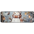 thumbnail image 1 of Coolnut Snowman Christmas Area Rug - 2' x 6' Washable Runner Rugs with Rubber Backing - Non Skid Floor Carpet for Indoor Living Room Hallway Kitchen Home Decor Gifts, 1 of 7