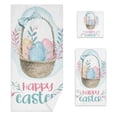 thumbnail image 1 of Coolnut Soft Bathroom Towel Set of 3, Rabbit With Easter Basket Isol Include Absorbent Bath Sheets, Decorative Hand Towels and Quick Dry Face Towels Set for Shower, Pool and Travel, 1 of 6