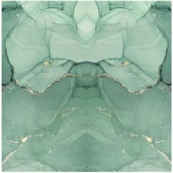 Coolnut Soft Reusable Satin Table Decorative Napkins, 20x20InX4 PCSAbstract Marble Mint Green, Family Dinner Wedding Banquet, Cocktail Party, Kitchen, Birthday Party Washcloth Gift