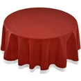 thumbnail image 1 of Coolnut Solid Red Round Tablecloth,Washable Oil Proof Table Cover for Kitchen Holiday Party Wedding Picnic Decoration, 1 of 7