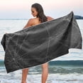 thumbnail image 1 of Coolnut Spider Web Microfiber Beach Towel Absorbent Bath Towel Quick Dry Portable Travel Towel for Gym Yoga Swim- 30x60in Washcloth Gift, 1 of 7